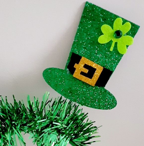 St Patrick Leprechaun Hair Headband for Kids - Picture 3 of 3